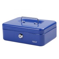 Eagle Safety Cash Box  Stationery Small Size Metal Safe Deposit Cash Box